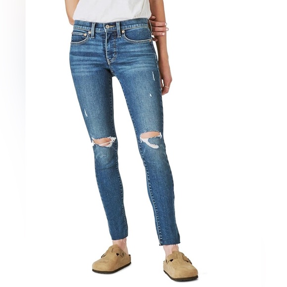 Lucky Brand Ava Mid-Rise Blue Denim Jeans - Picture 13 of 14